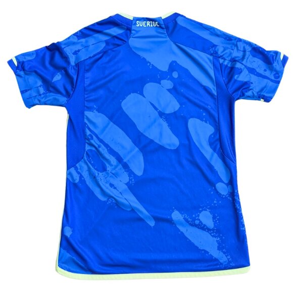 SOLD Y2K Adidas Women Sweden Jersey Team 2023 Away Size M for Women - Picture 2 of 3
